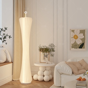 落地灯客厅小蛮腰卧室沙发旁LED氛围灯新款网红草裙灯立式灯家居