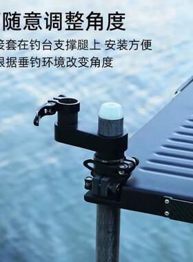 2025新款钓台伞架贝欧钓台开沃钓台专用碳纤维伞架小轻可收纳钓里