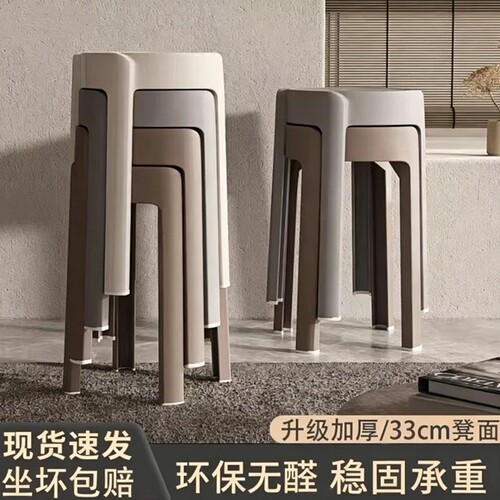 塑料加厚家用凳子|超3.2万次加购