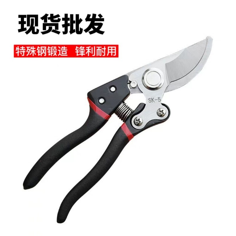现货省力修枝剪家用果树修枝剪刀园林粗枝剪刀园艺剪树枝锰钢弹簧图片