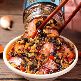 瘦腊肉下饭菜预制菜外婆菜咸菜湘西熟食湖南特产开味正宗香辣瓶装