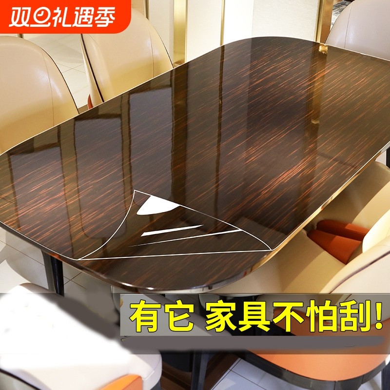 家具贴膜耐高温防烫灶台大理石茶几实木餐桌子岩板桌面透明保护膜