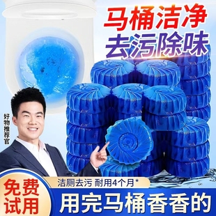 马桶清洁剂洁厕宝洁厕灵蓝泡泡厕所除臭神器清香型去异味球块自动