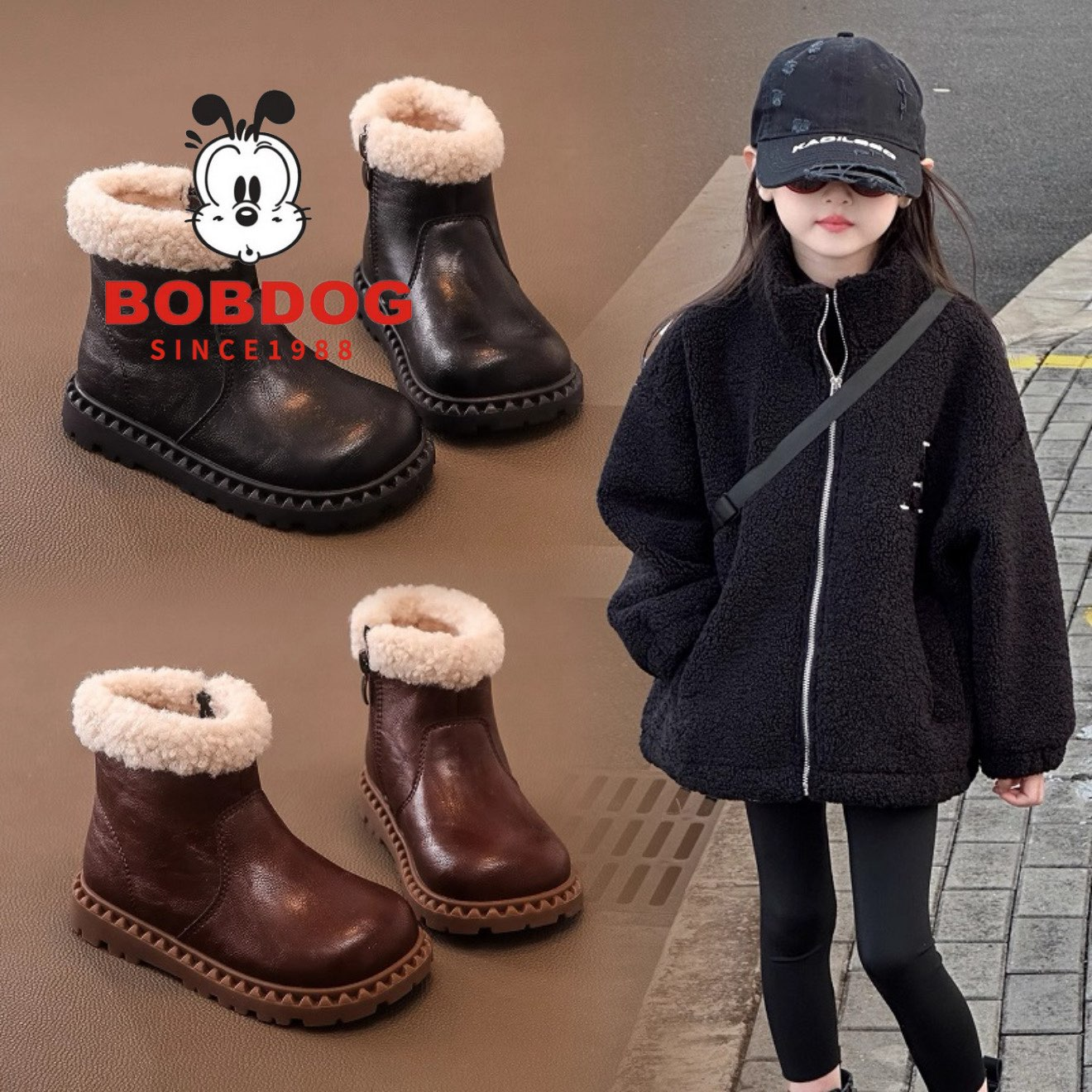 巴布豆女童短靴|超2000次加购