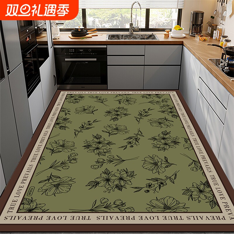 厨房地垫防油防滑可擦免洗整铺