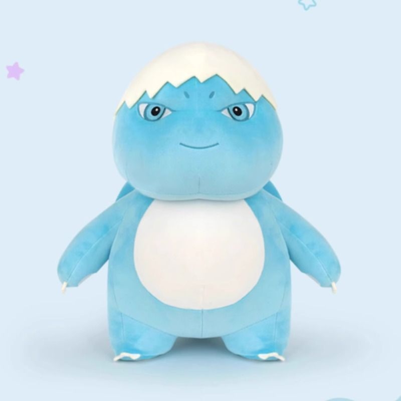奶龙公仔暴玩偶蓝色蛋壳毛绒