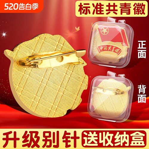 团徽标准款强磁铁扣团徽