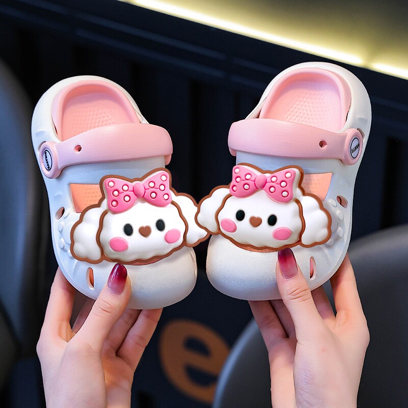 2026新款儿童拖鞋女童夏季1-3岁宝宝2轻便包头幼儿家居防滑洞洞鞋