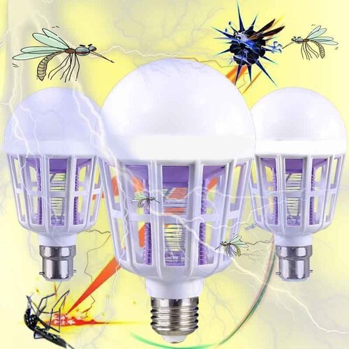 家用LED灭蚊灯泡E27螺口无辐射捕蚊器室内卧室户外驱蚊灯神器