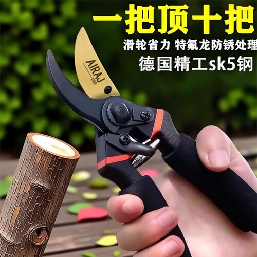 德国进口强力修枝树枝修剪剪刀园林花枝剪子园艺粗枝剪刀剪枝花卉