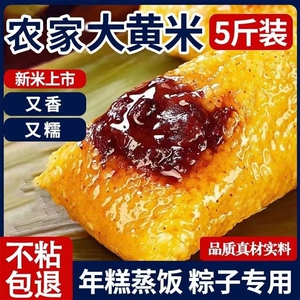 农家大黄米金黄透亮新鲜干净当季五谷杂粮年糕蒸饭粽子专用