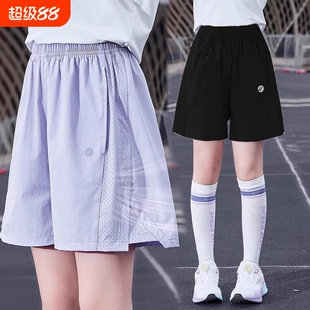 女童短裤冰丝速干2026新款夏季薄款儿童外穿运动裤女大童五分裤子