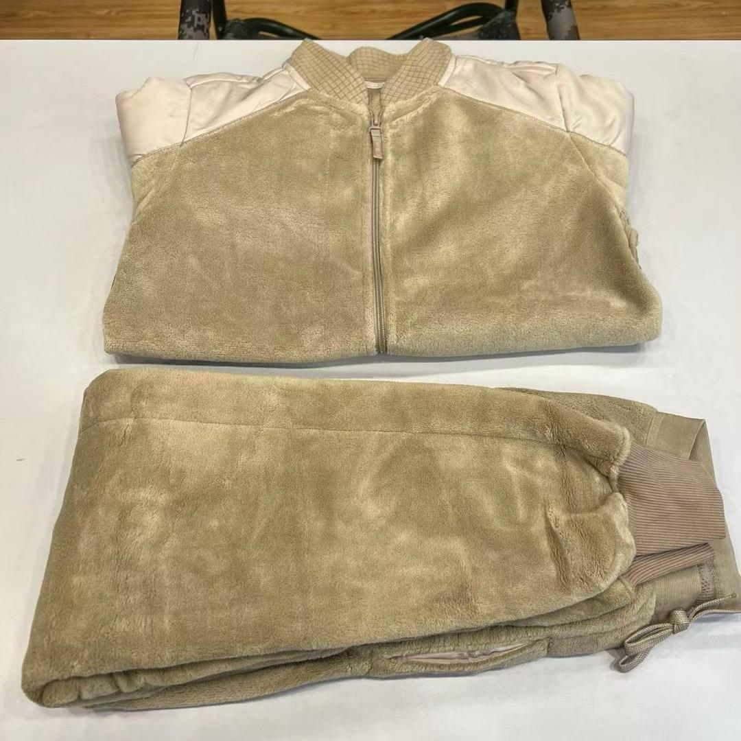 2025逻绒衣裤套装冬季加厚保暖抓绒毛衣毛裤寒区防寒作训服男款