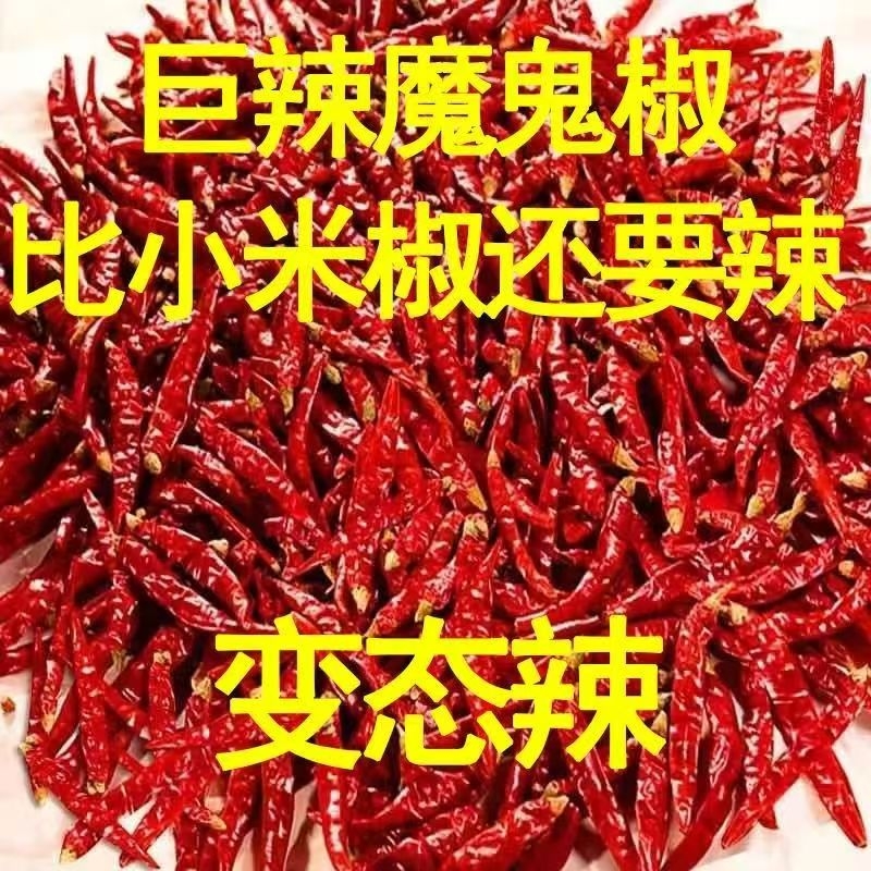 贵州朝天椒干辣椒段小米辣七星椒特辣魔鬼椒干海椒面干货不辣微辣