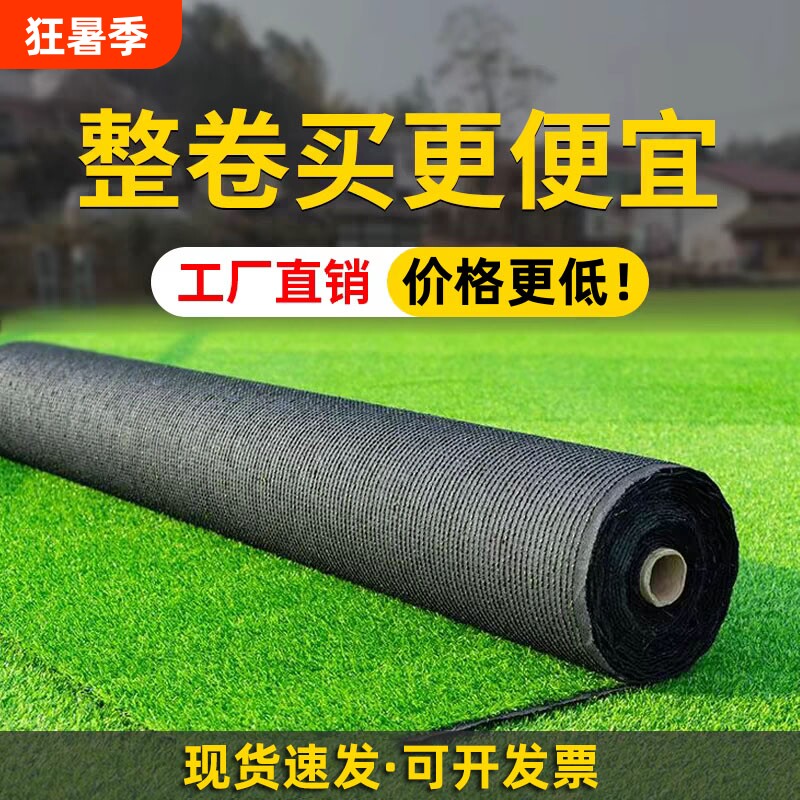 假草坪仿真绿色草皮地毯户外人造塑料垫子地垫阳光房屋顶隔热围挡