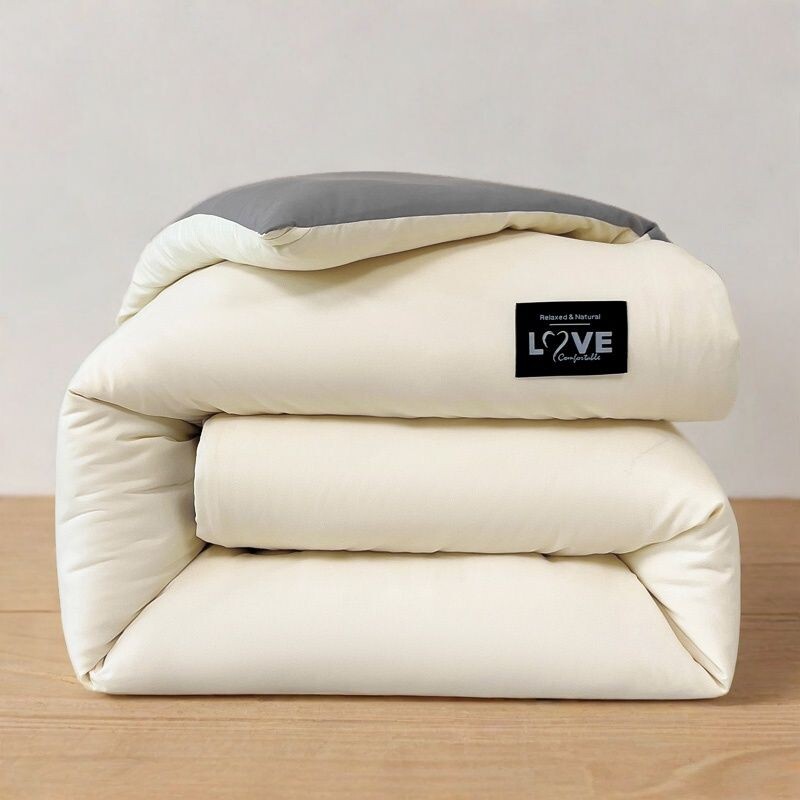 无染纤维被子冬被非纯棉被褥春秋夏凉被学生宿舍单人被芯加厚保暖