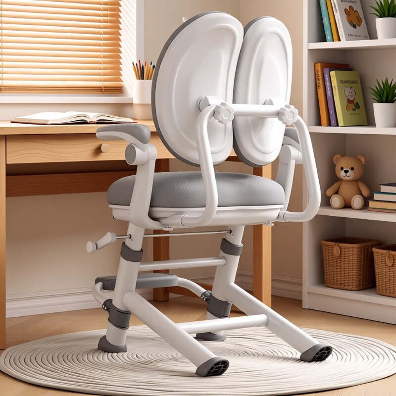 儿童学习椅可升降调节小学生久坐家用作业座椅写字书桌椅靠背
