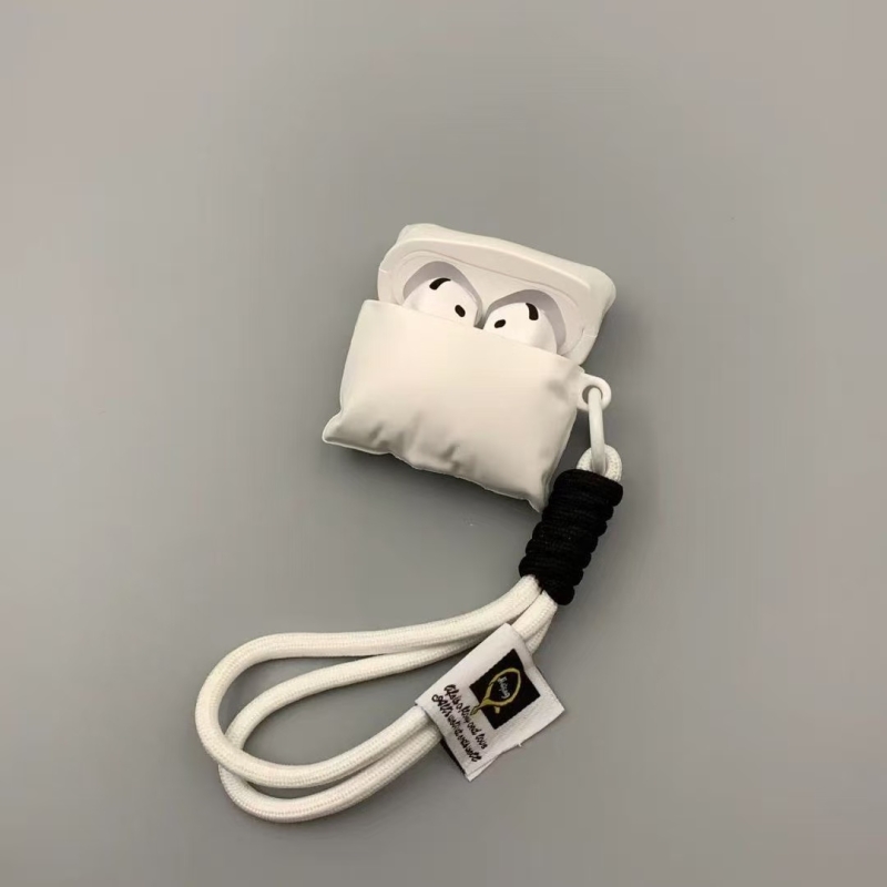 适用airpodspro3保护套软硅胶苹果耳机套airpods4创意枕头新款高级感挂绳airpod二代软壳airpodspro2盒可爱