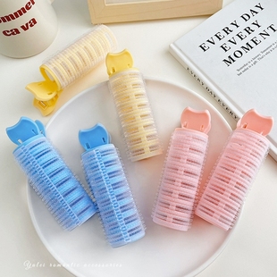 八字空气刘海卷发筒女前额发根蓬松夹定型懒人卷发高颅顶神器烫发