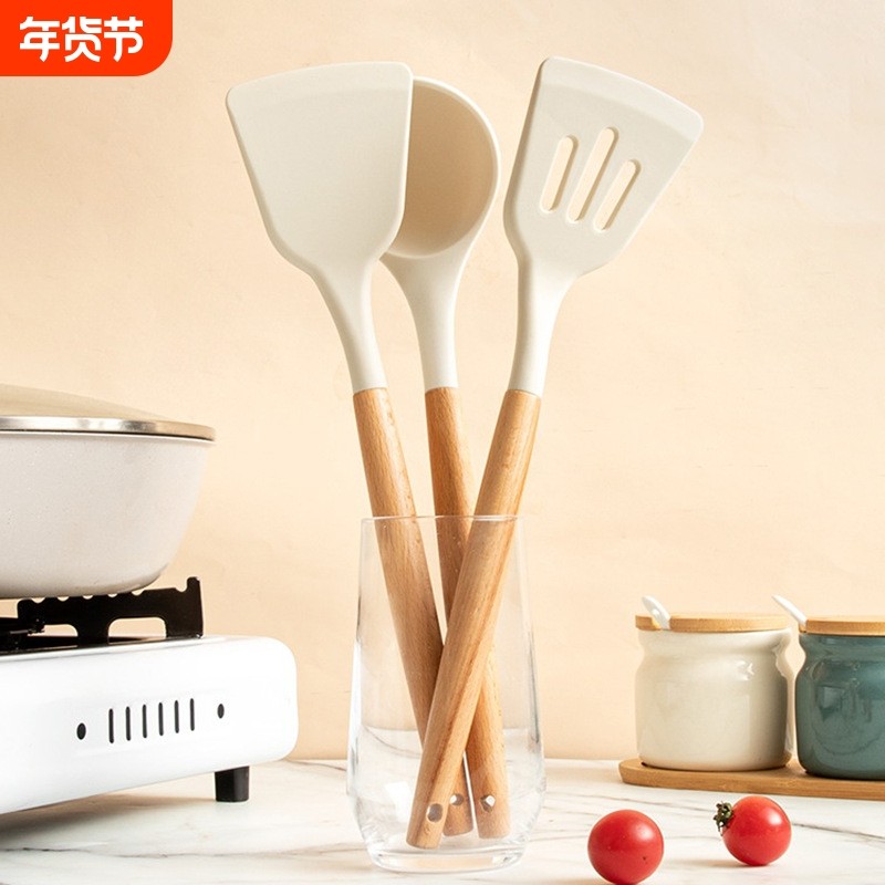 食品级硅胶锅铲家用炒菜铲子不粘锅专用厨房用品小号硅胶铲套装,厨房/烹饪用具,锅铲,淘宝优惠券,粉丝福利购,淘宝优惠卷