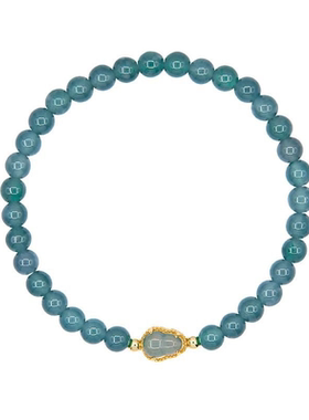 蓝水手链国风小葫芦福禄手串玉石