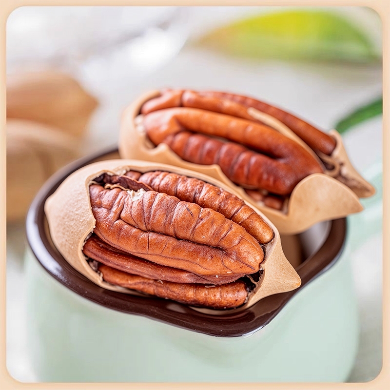 碧根果新货坚果奶油味500g长寿果干果批发核桃仁孕妇休闲零食炒货