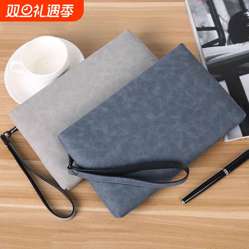 2025新款男士手拿包手机信封休闲包零钱便携收纳钱包手提提包现金