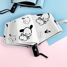 可爱全自动雨伞学生上学专用男女晴雨两用折叠防晒遮阳伞手动