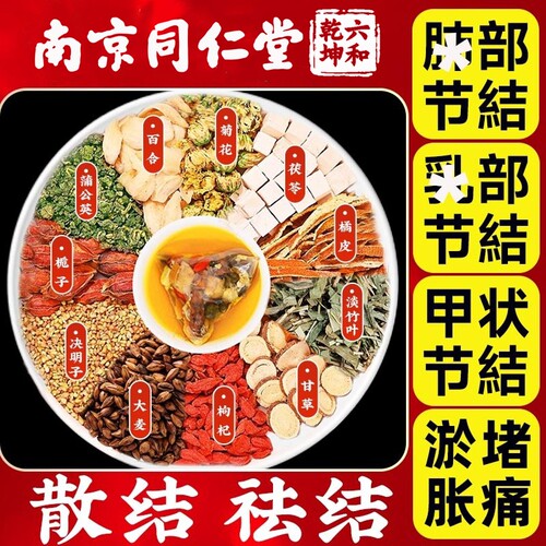 蒲公英散结茶菊花枸杞决明子茶中