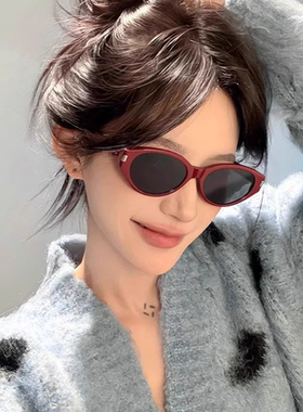韩版猫眼墨镜女防紫外线太阳眼镜