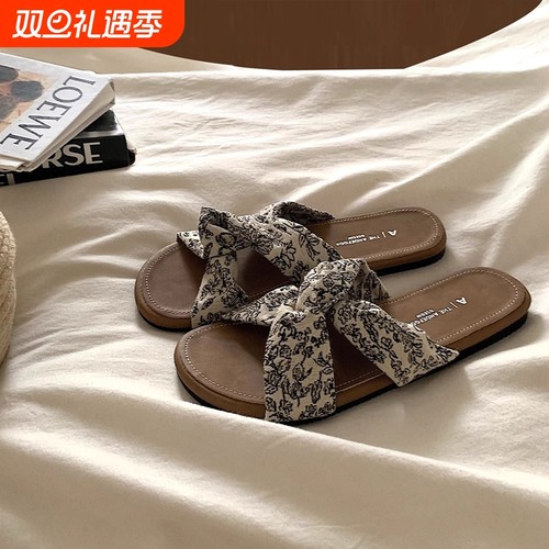 优妮蒂新中式一字拖|千人加购