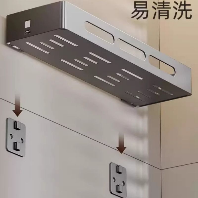 厨房置物架多功能家用壁挂式收纳架免打孔调味料用品大全多层挂架