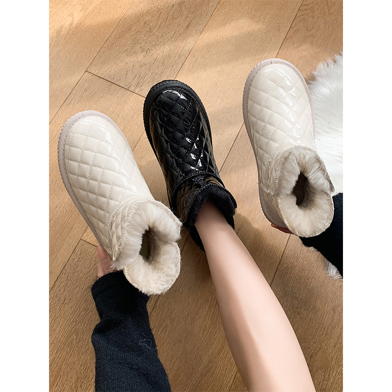 雪地靴女2025年新款冬季百搭防水防滑加绒加厚洋气保暖棉鞋女鞋子