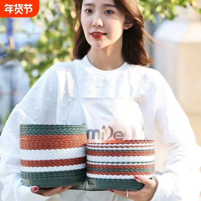 花盆托盘底座圆形树脂塑料大托盘接水盘底座绿萝多肉大号特大号,鲜花速递/花卉仿真/绿植园艺,花托/移动托盘,淘宝优惠券,粉丝福利购,淘宝优惠卷