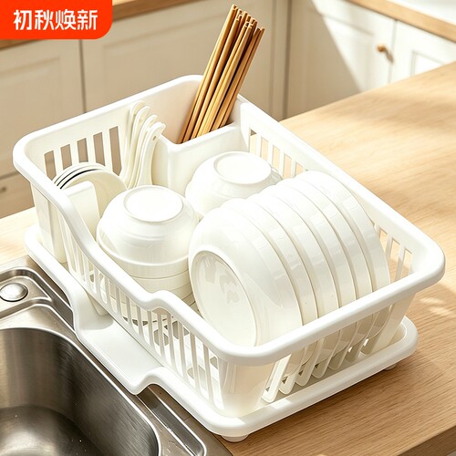 厨房沥水碗盘架碗碟收纳杯架子放碗筷沥水架水槽置物架餐具沥水篮