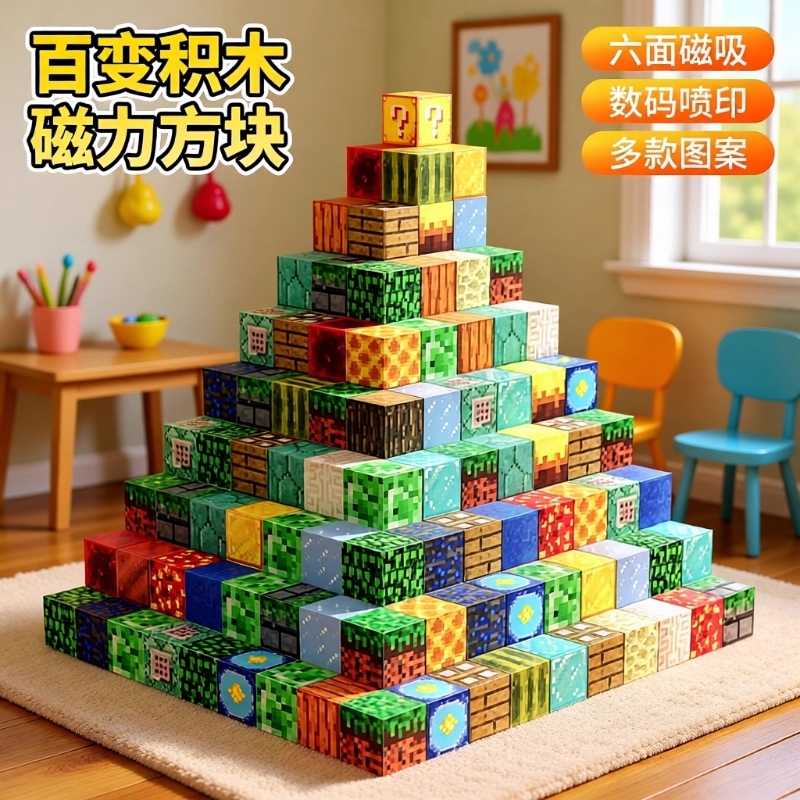 百变磁力方块53件|超4000次加购