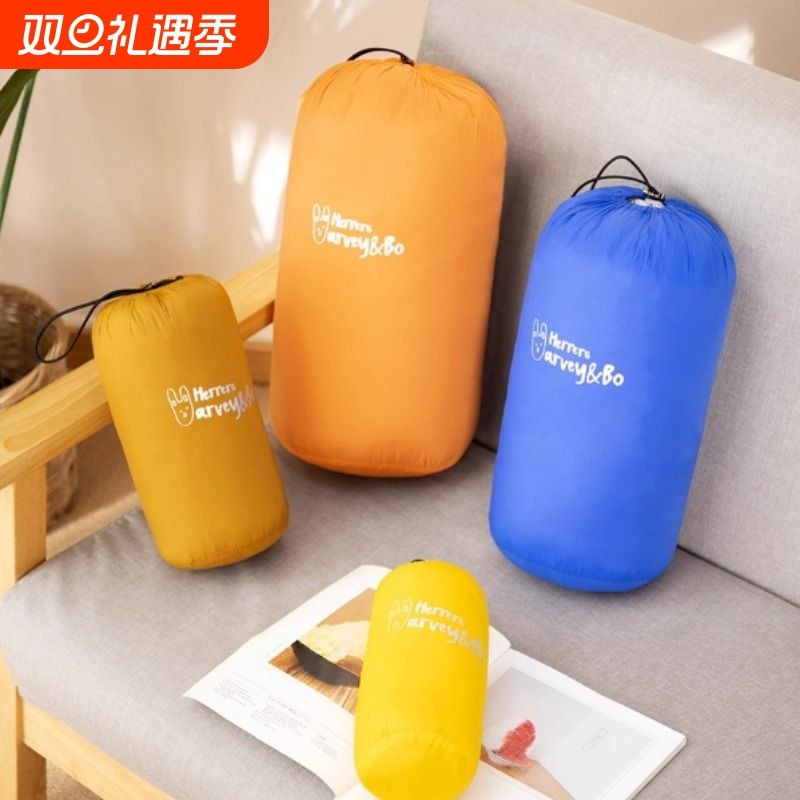 羽绒服专用收纳袋压缩袋束口抽绳旅行行李箱衣物服整理防晒衣收纳