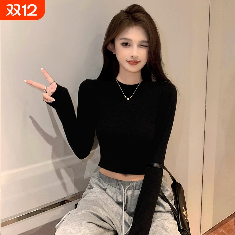 长袖黑色秋季t恤|368人收藏