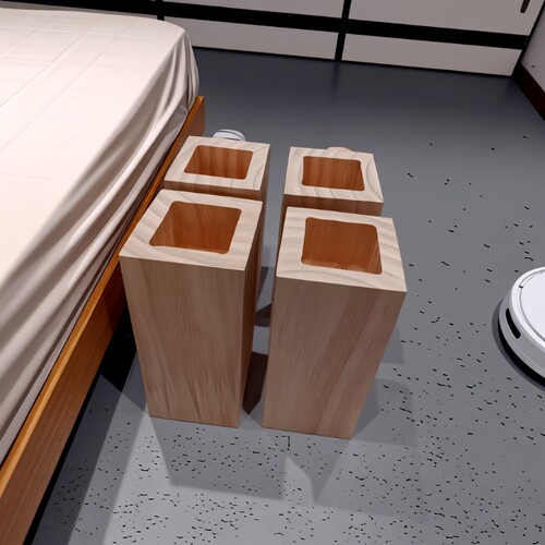 家具增高垫桌茶几垫实木沙发脚脚增高高木木块婴儿床垫高实木块