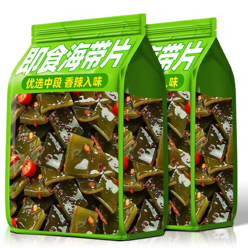 风味海带片酸辣开袋即食结下酒菜网红办公室解馋香辣休闲小吃零食