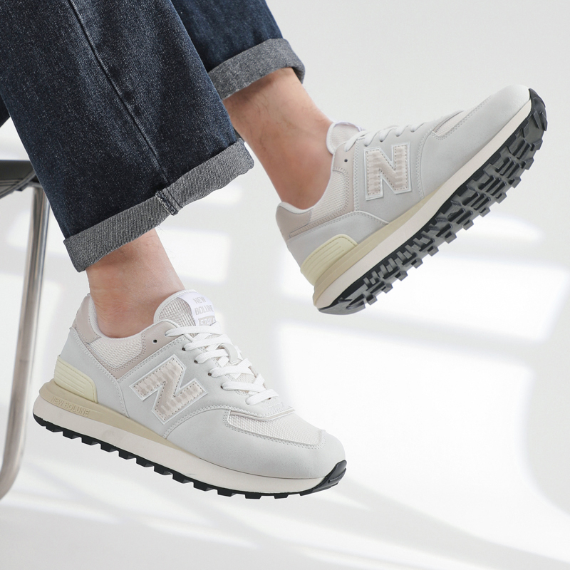 NEWBOLUNE/男鞋新款爆款休闲运动鞋轻便574lg百搭跑步鞋防滑耐磨