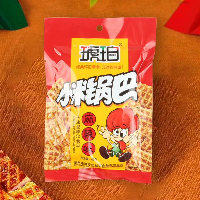 琥珀锅巴麻辣味45g*1包