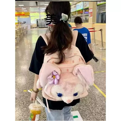 2025星黛露双肩包达菲背包玲娜贝儿大学生书包饼饼迪士尼包包卡通