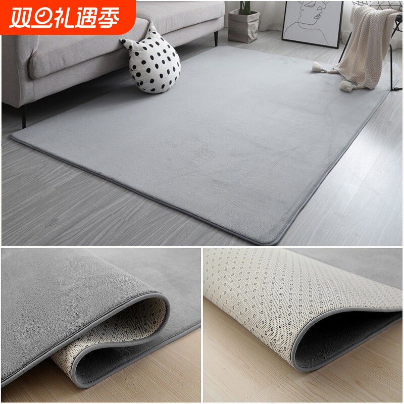 房间地毯卧室垫子地垫客厅2024新款床边毛毯飘窗轻奢少女电竞阳台