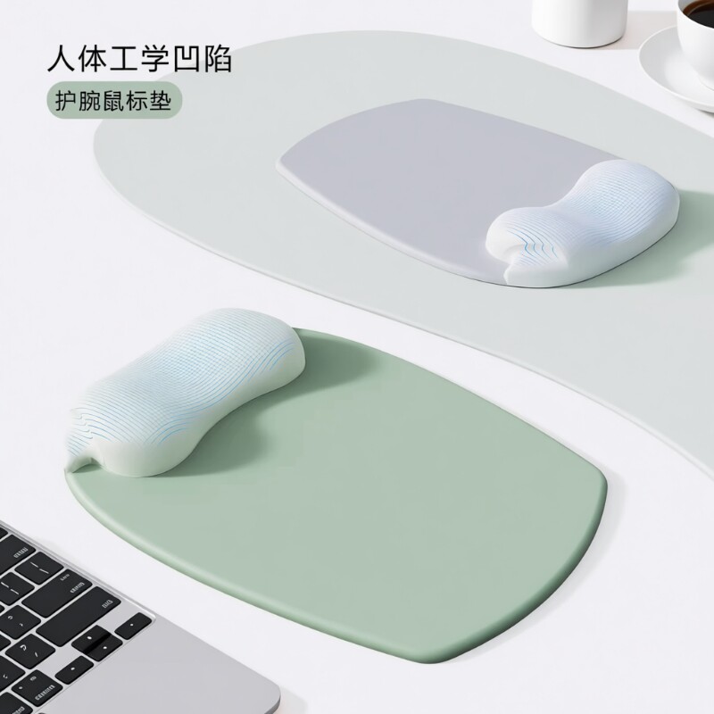 护腕鼠标垫桌面办公硅胶3D手腕垫男女生游戏电竞键盘手托防腱鞘炎