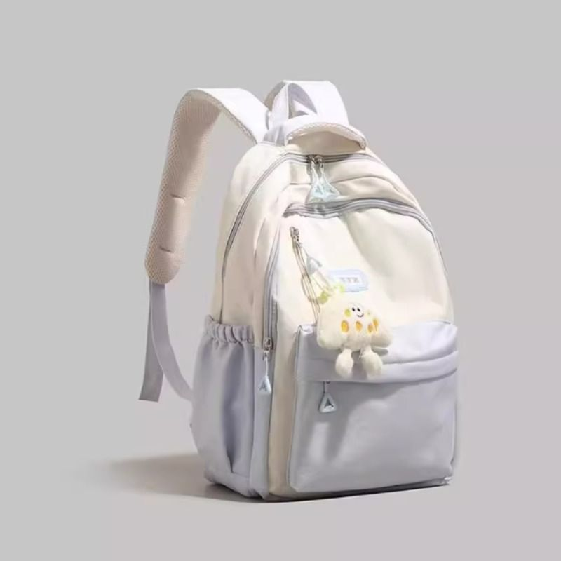 大容量双肩电脑包涤棉材质