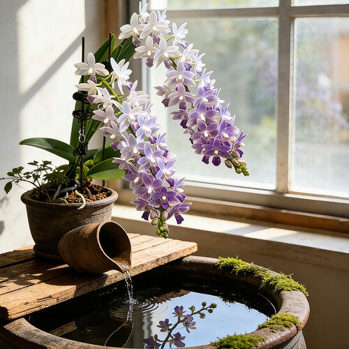 精品蓝星蝴蝶兰花苗带花苞室内绿植物小盆栽年宵花卉四季好养耐阴