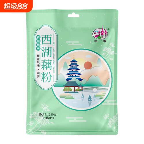 三潭桂花味西湖藕粉240g