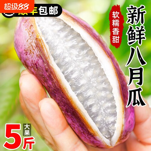 新鲜八月瓜5斤应水果香瓜野香蕉