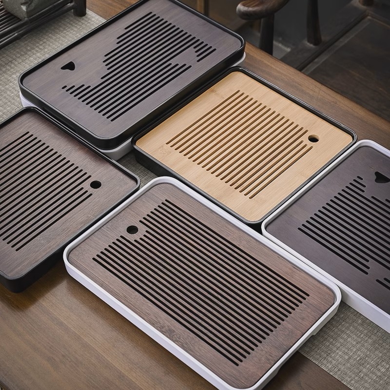 新款密胺茶盘干泡台托盘